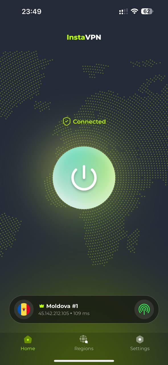 Screenshot of InstaVPN